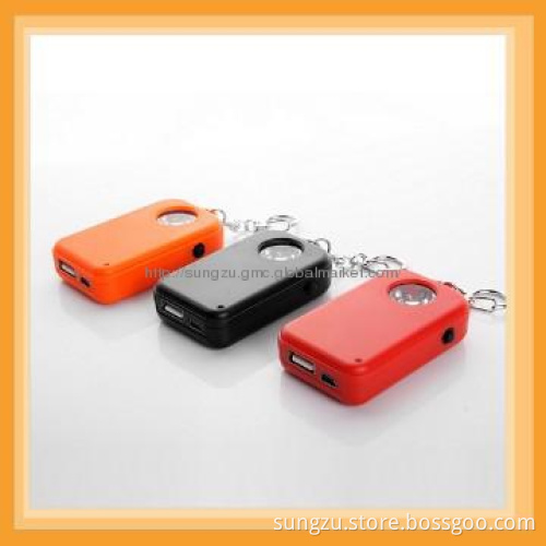 Powerbank charger with helping flashlight